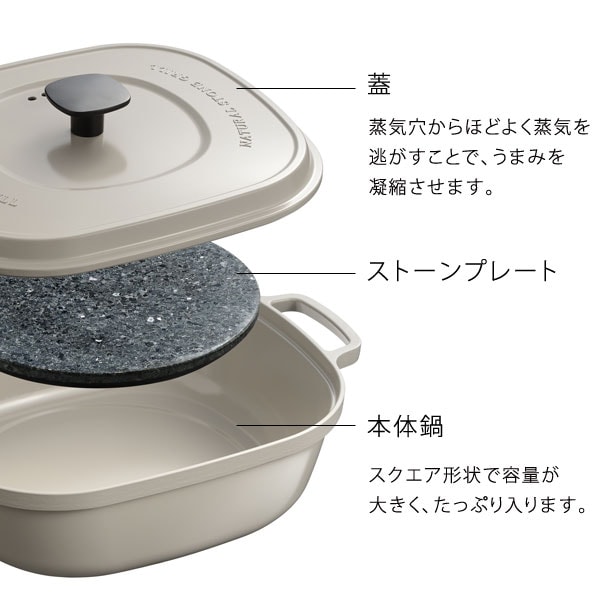 蓋/ストーンプレート/本体鍋
