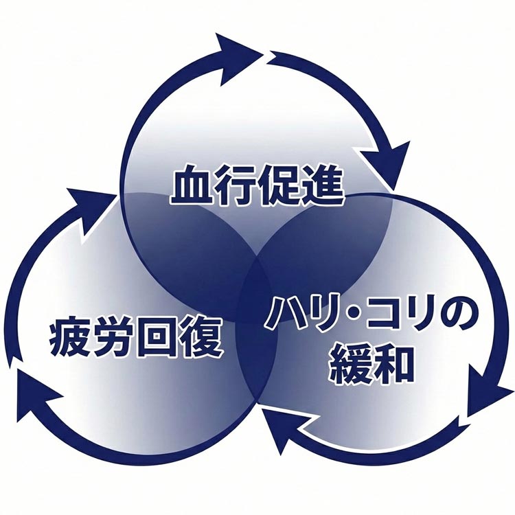 血行促進/疲労回復/ハリ・コリの緩和