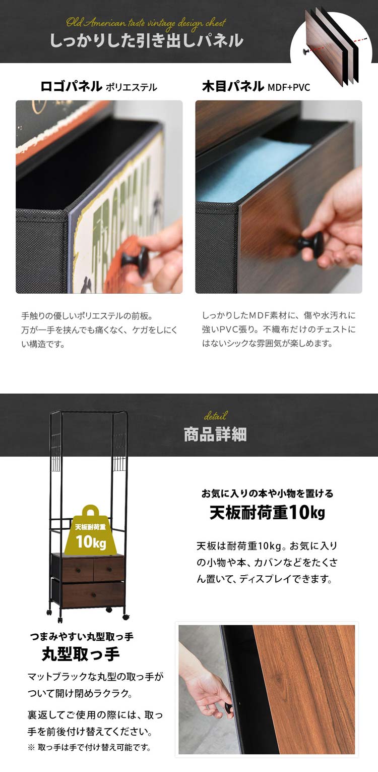 しっかりした引出しパネル/商品詳細