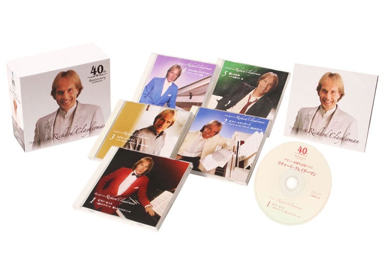 デビュー40周年記念ベスト ザ・ベスト・オブ・リチャード・クレイダーマン CD5枚組 VFD-10350