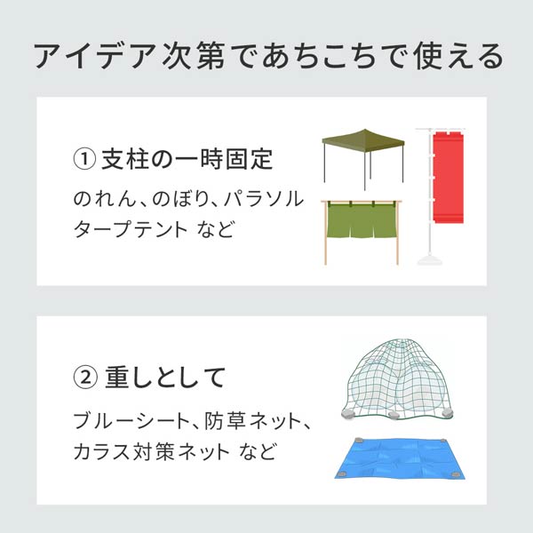 アイデア次第でいろいろ使える