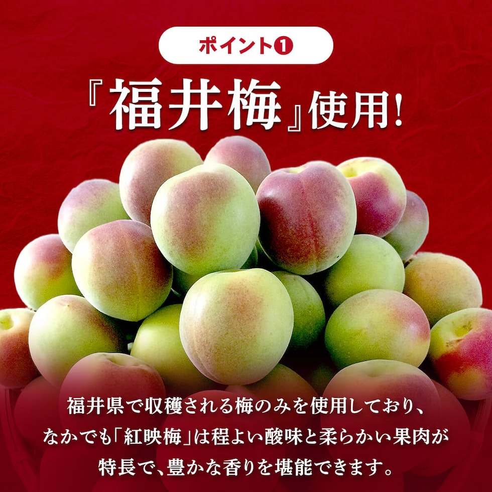 紅映梅”べにさしうめ”使用