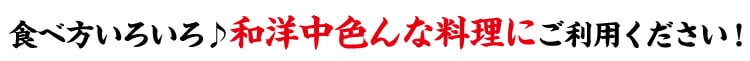 和洋中いろんな料理に