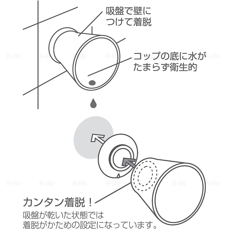 うがいコップ１個日本製ホワイト歯みがきコップSANEI