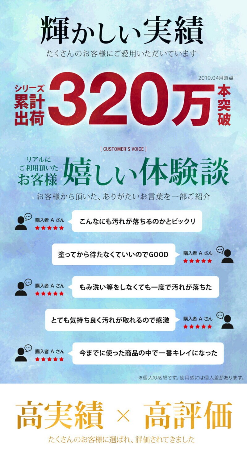 エリそで洗剤175g日本製洗濯洗剤