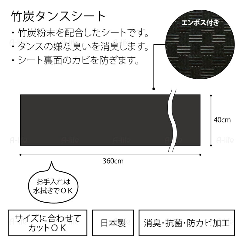 抗菌防カビ消臭タンスシート日本製