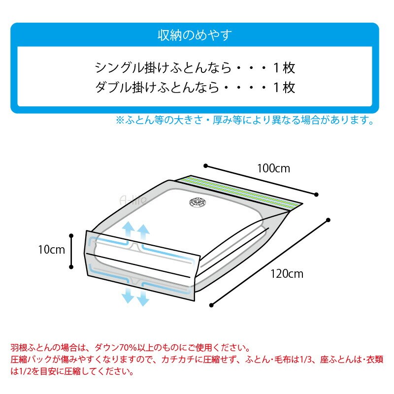 防ダニふとん圧縮袋Ｌ