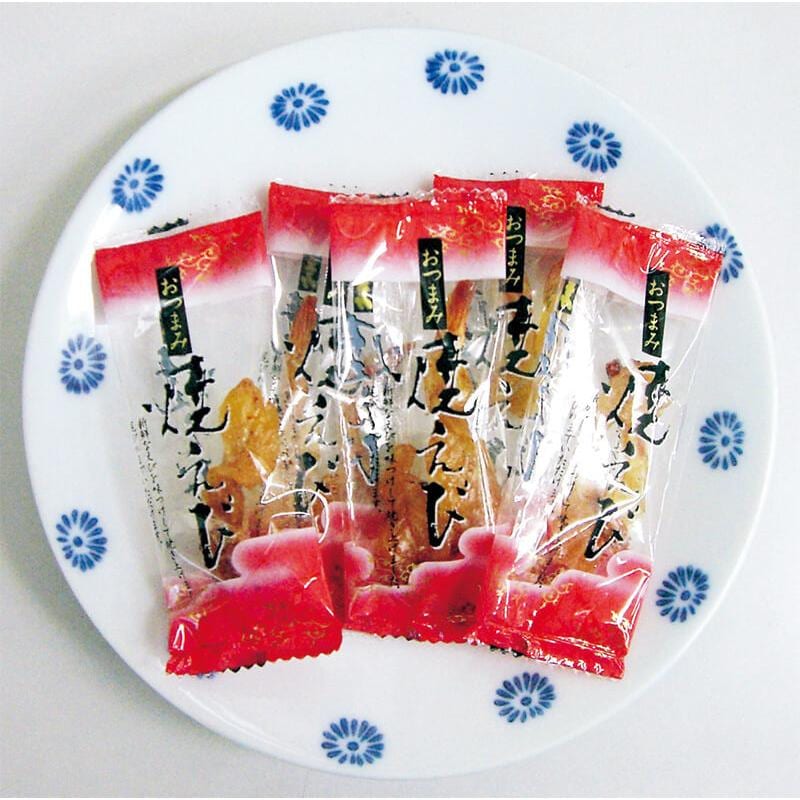 焼えび  個包装 200g お皿に盛った画像