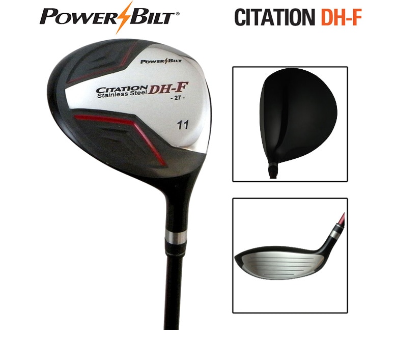 パワービルト ゴルフ CITATION DH-F ェアウェイウッド POWER BILT HB-187F　カーボン POWER BILT