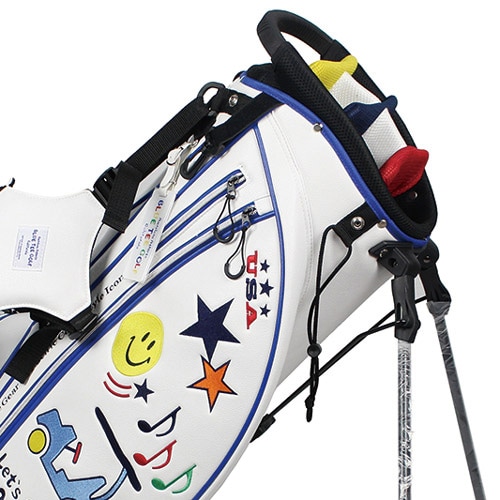 ブルーティーキャディバッグ