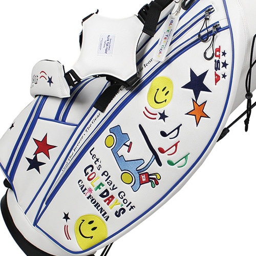 ブルーティーキャディバッグ