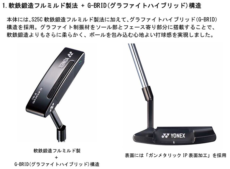 ヨネックス パター