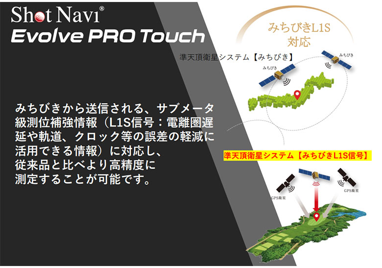 ショットナビ エボルブ プロタッチ