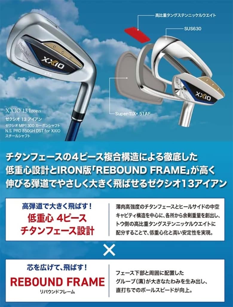 ゼクシオ13 アイアン