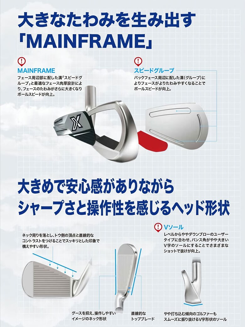 ゼクシオ13 X-eks アイアン