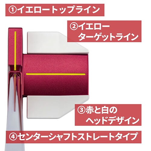 キャスコ ゴルフ マレットパター