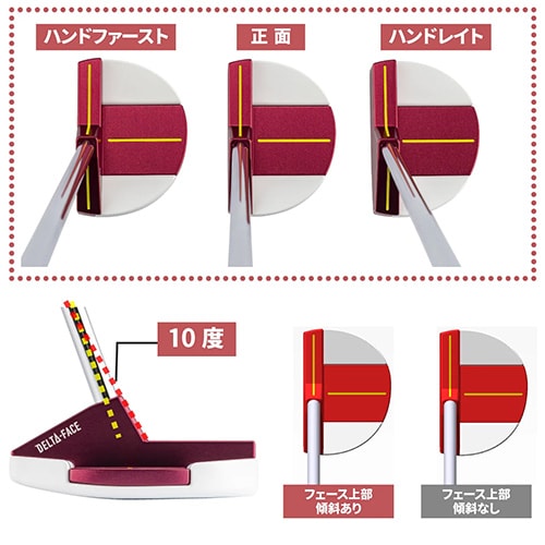 キャスコ ゴルフ マレットパター