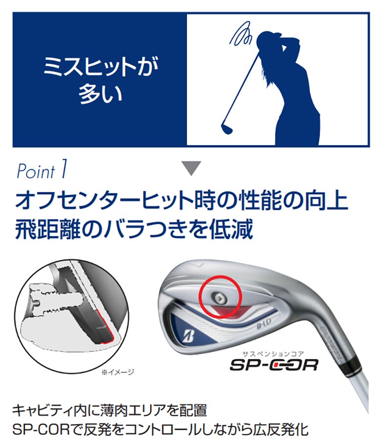 ブリヂストン レディース アイアン