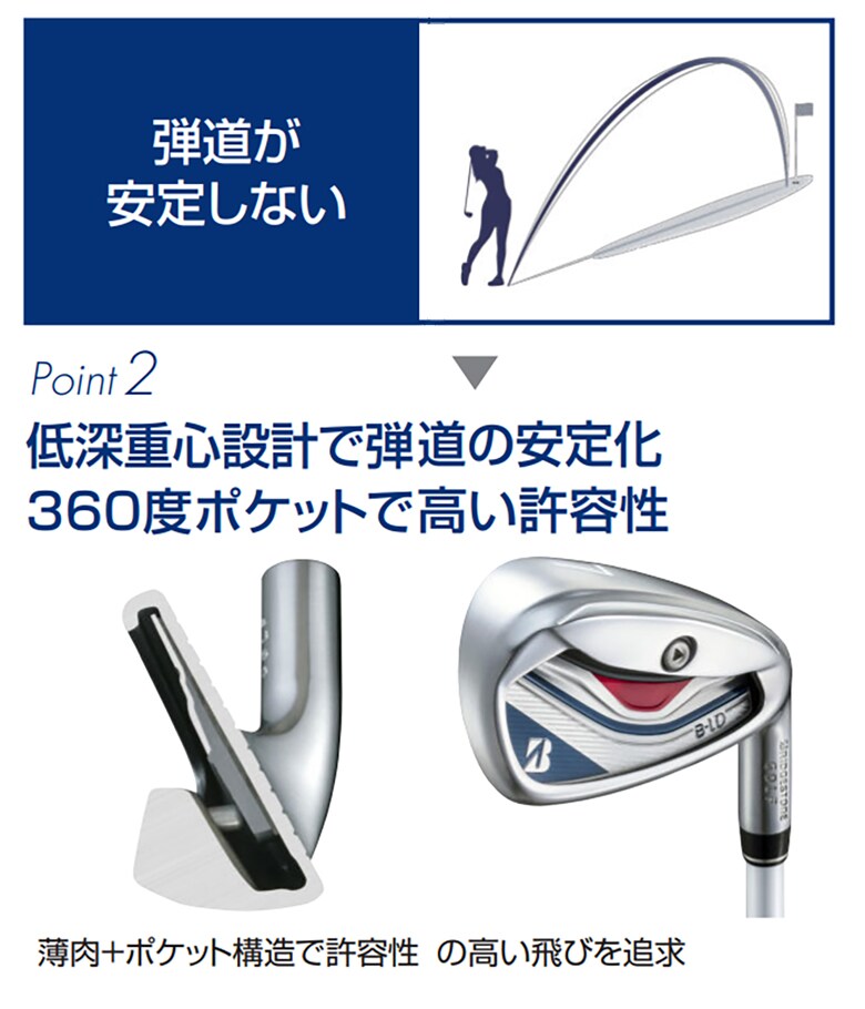 ブリヂストン レディース アイアン