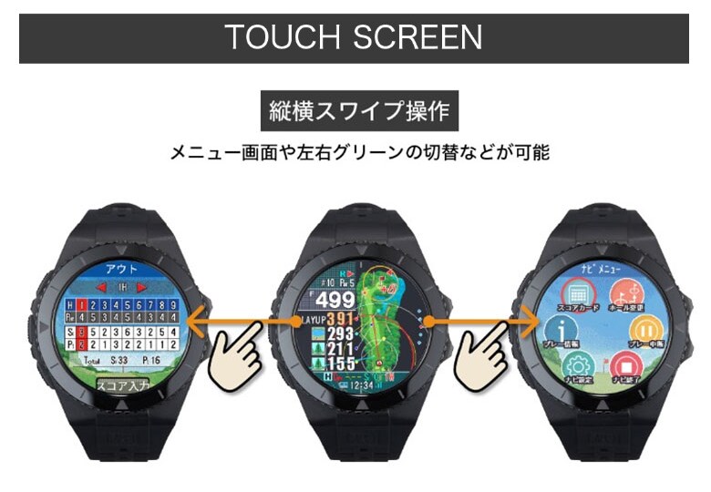 ショットナビ 腕時計型 GPSナビ