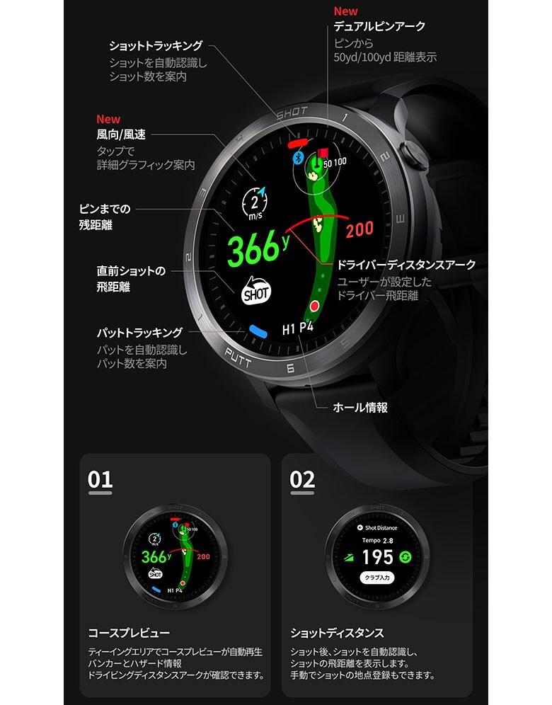 ボイスキャディ　GPSナビ