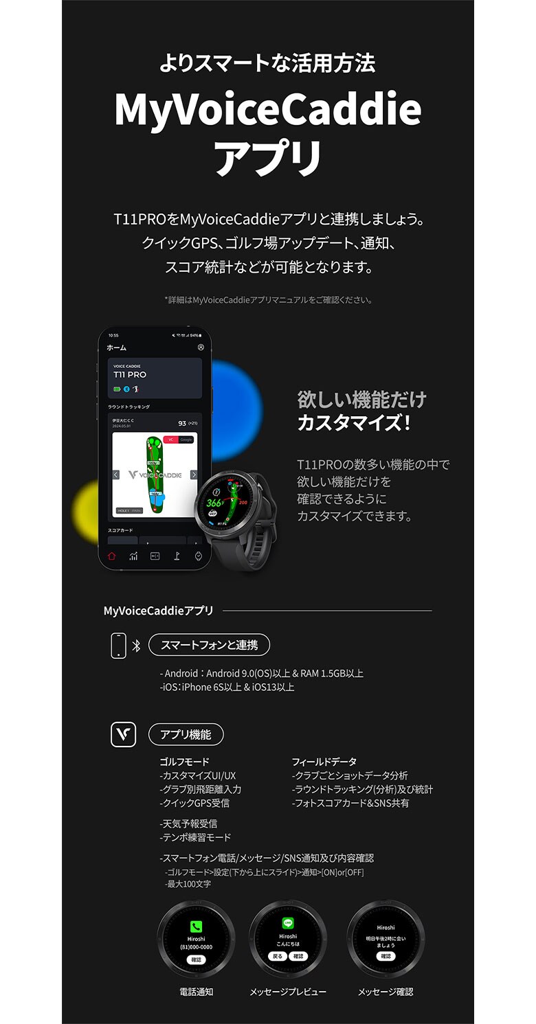 ボイスキャディ　GPSナビ