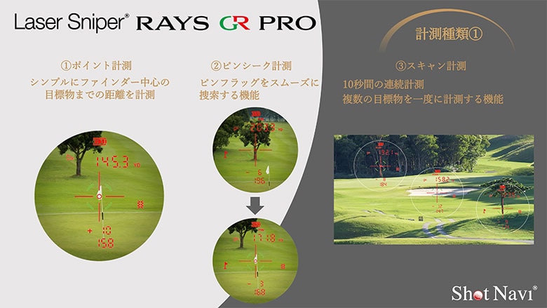 ショットナビ レーザー距離計