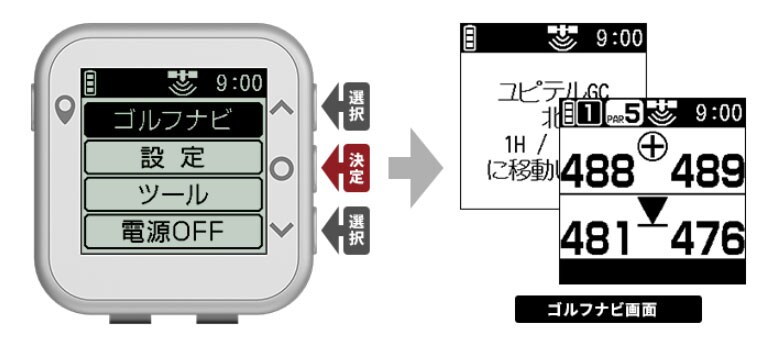 ユピテル　ゴルフナビ