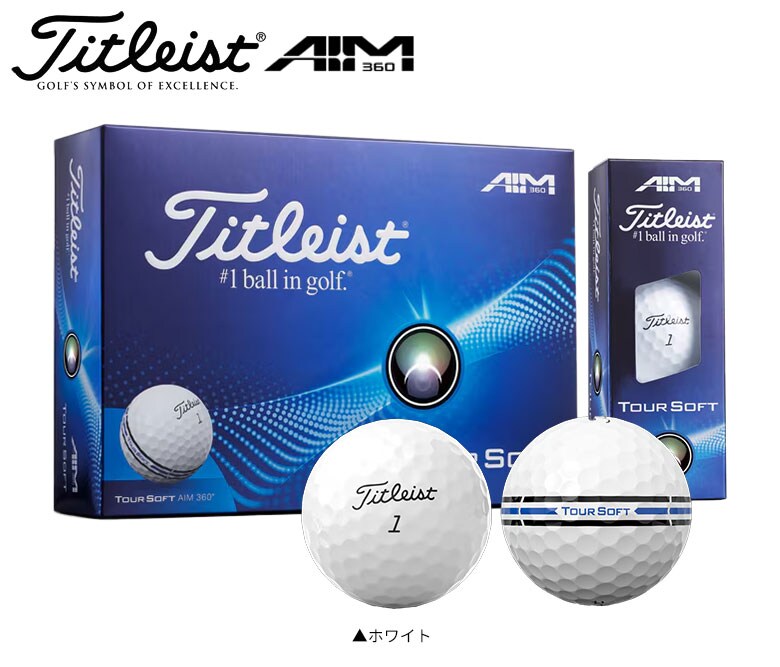 dショッピング |【数量限定】 タイトリスト TOUR SOFT AIM 360