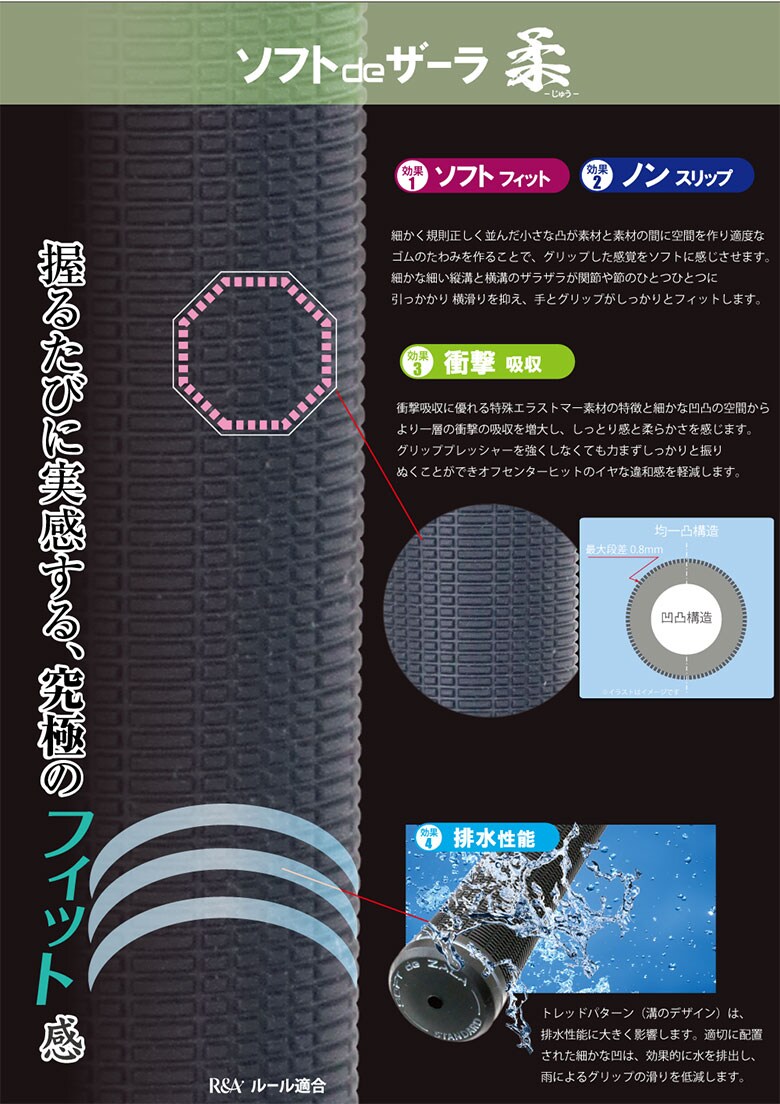 ソフトdeザーラ 柔 グリップ