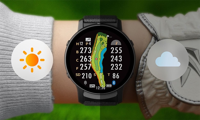 グリーンオン　ゴルフウォッチ