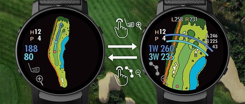 グリーンオン　ゴルフウォッチ