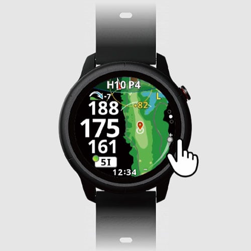 ショットナビ　腕時計型GPSナビ