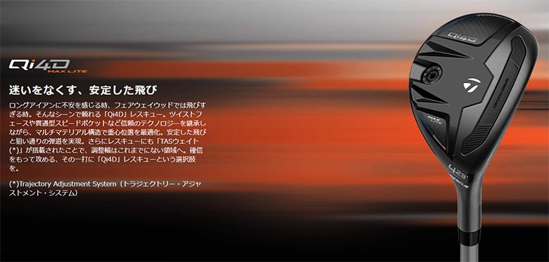 テーラーメイド　Qi4D MAX LITE