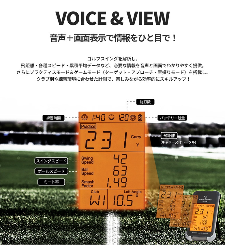 ボイスキャディ 距離計