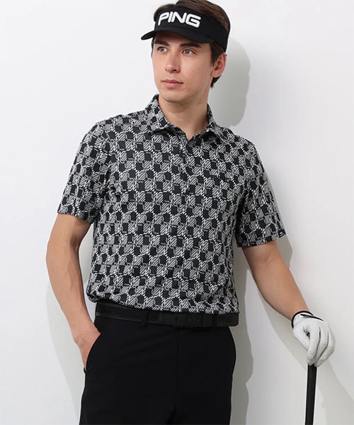 ピン　ポロシャツ