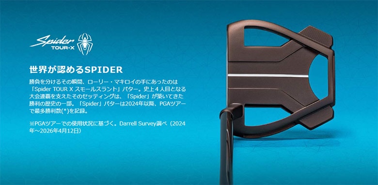 テーラーメイド　スパイダー