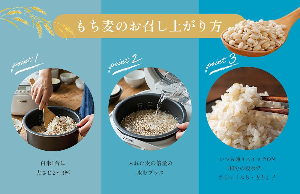 “足利もち麦”