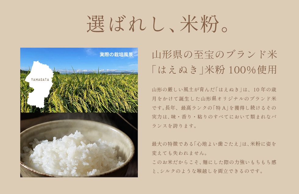 “米粉ひもかわうどん”