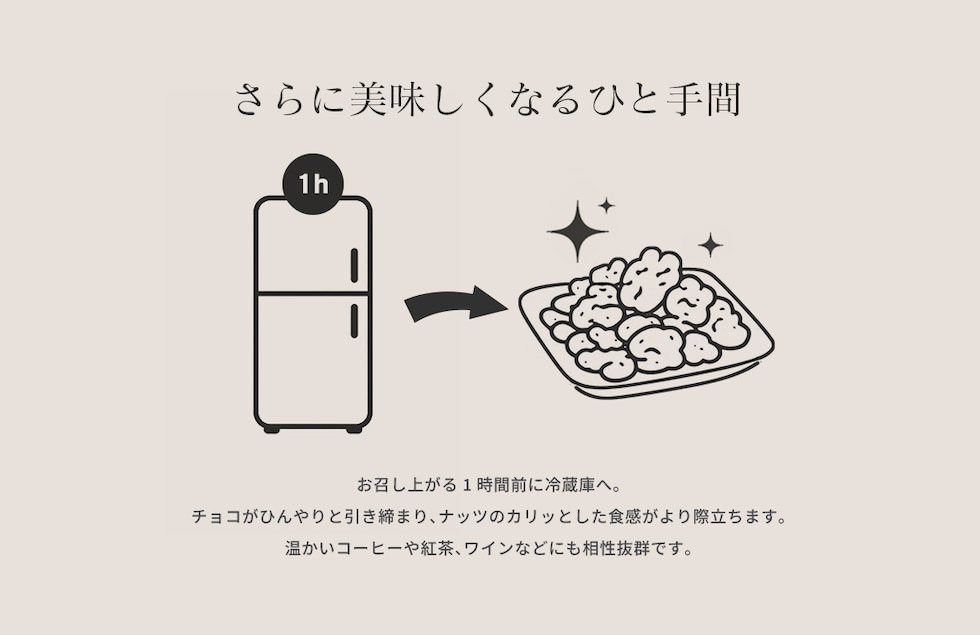 “ミックスナッツ塩ショコラ