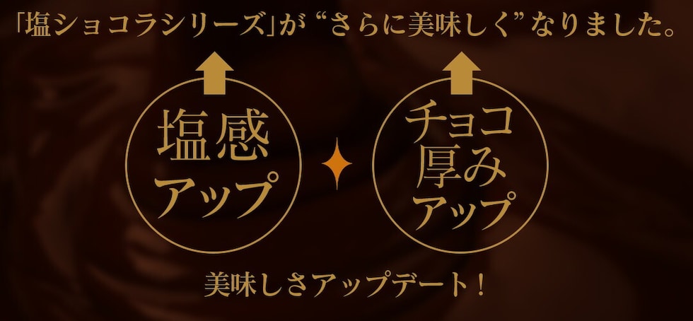 “カシューナッツ塩ショコラ