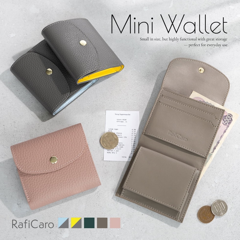 dショッピング |【無料抽選プレゼント】RafiCaro 本革二つ折り財布