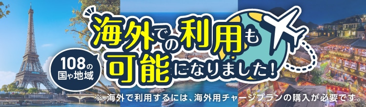 海外利用の案内