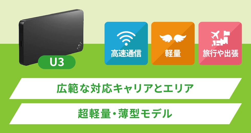 端末特徴（U3）