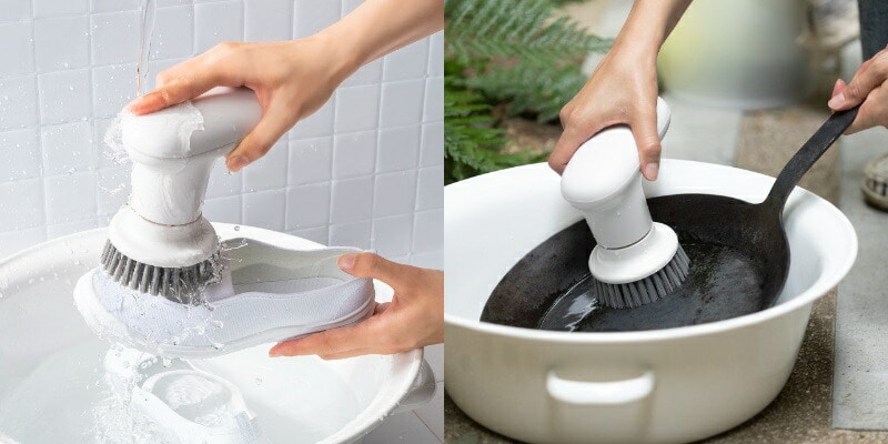 プラスマイナスゼロ 【激落ちくん】コードレス電動ブラシ