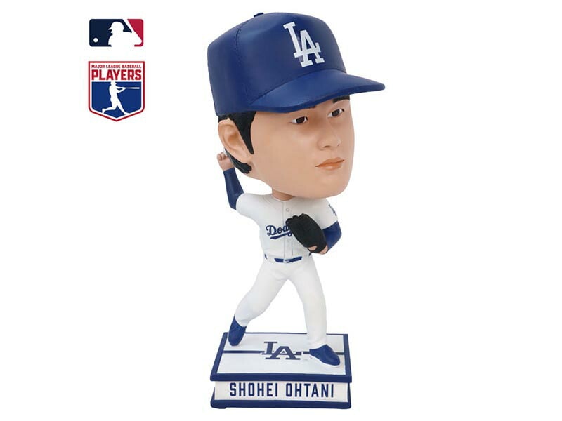 MLB公式ライセンス ドジャース 大谷翔平 ボブルヘッド人形 ホーム・ピッチャー 9.5インチ