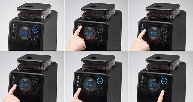 ラドンナ Toffy 全自動ミル付カスタムドリップコーヒーメーカー