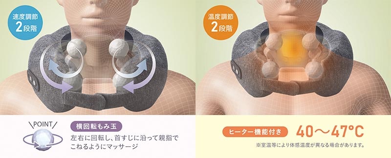 フジ医療器 手ぶらネックマッサージャー