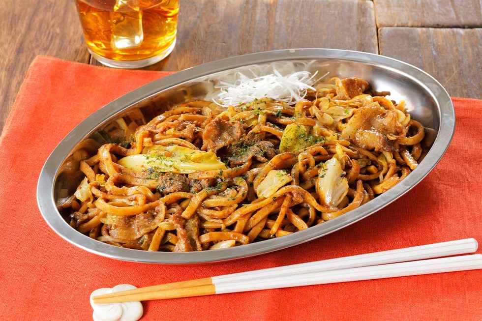 オージーフーズ 神保町みかさ監修 太麺濃厚 ソース焼きそば