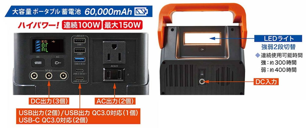 メテックス EVERBright スーパーメガパワーバンク SSBSMPB